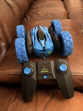 Spin & Stunt Remote Control Car Blue Mix Car