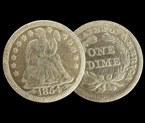 Usa dime 1854 - 1, seated
