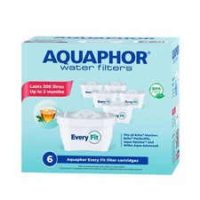 AQUAPHOR Every Fit Replacement Filter Cartridge Pack of 6