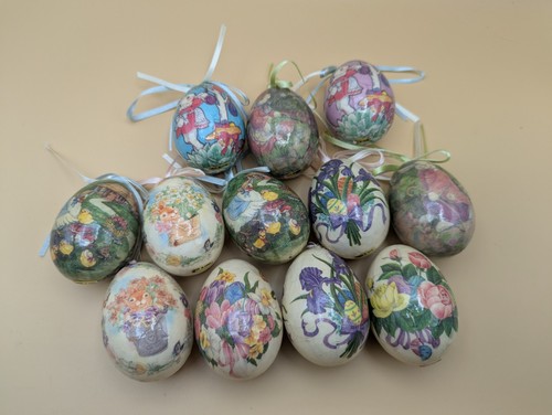 Lot paper mache vintage - 12,