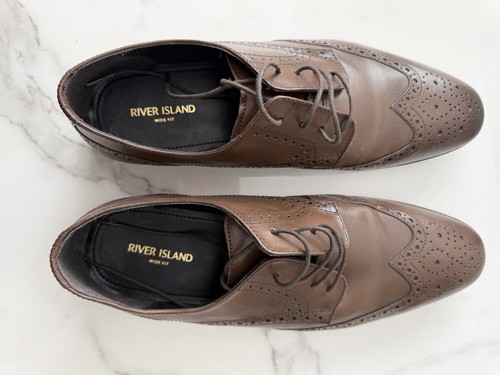 Brown leather wingtip - brown,