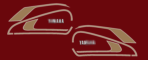 Yamaha xt500 kit decals - kit,