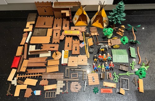 Playmobil vintage western fort - vintage,