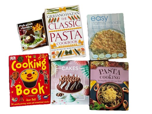Different cook books recipes - different,