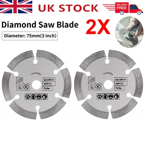 75mm diamond cutting disc - 75mm,