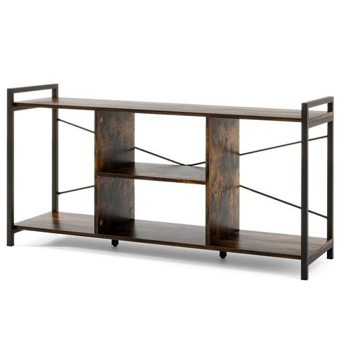 Tier media console table - 3-tier,