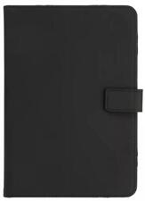 Tablet Case Cover Universal 7" 8" Leather Effect Black Corner Strap