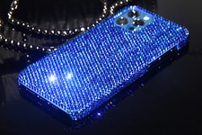 Bling Blue Diamond Case Cover