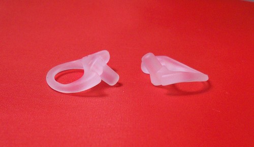 Clear silicone ear piece - silicone,