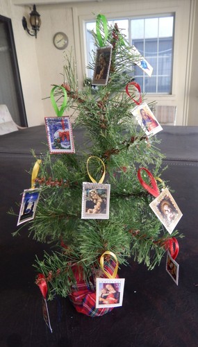 Christmas tree ornaments made - tree, ornaments: