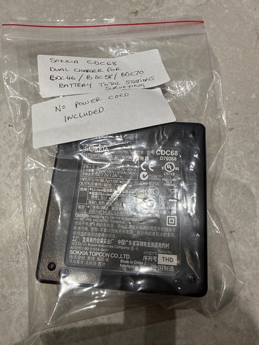 Sokkia cdc68 dual charger for - sokkia,