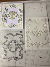 Greenery stencil and  Metal Die ref Oct 14