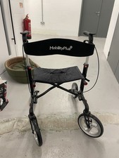 MobilityPlus+ Deluxe Rollator  Ultra-Light Folding Walker with Seat