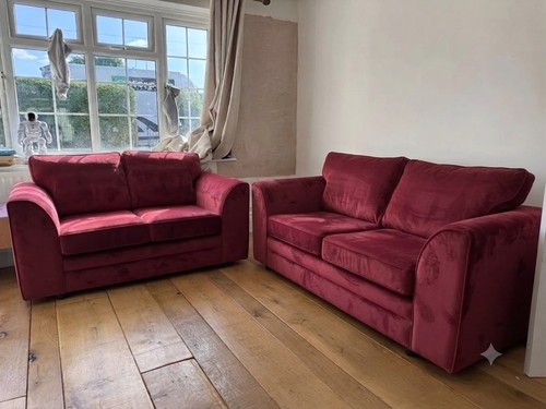 Seater cranberry colour - cranberry,