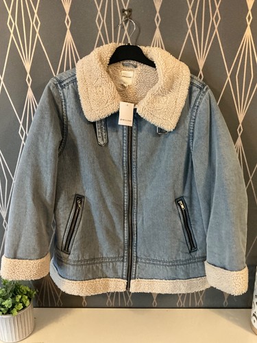 Simply shearling denim - be,