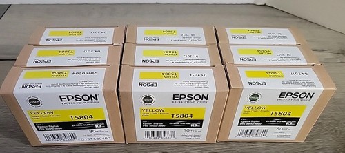 Epson t5804 yellow ink - yellow,