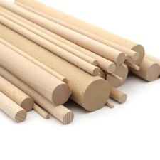 20 x Wooden Dowel Rods 30cm -