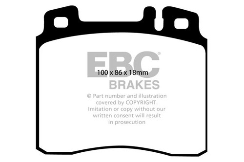Ebc ultimax front brake - ebc, pad