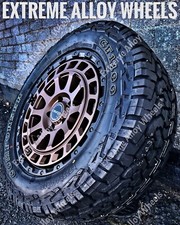 18" Bronze Swamper Alloy Wheels For Volkswagen Crafter 5 Stud  All Terrain Tyres