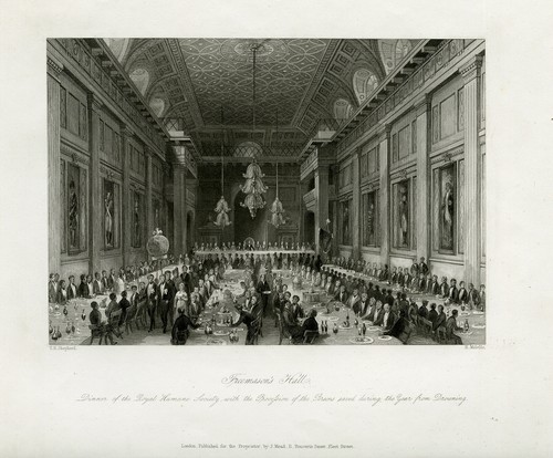 Antique print the - antique, humane