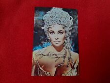 ELIZABETH TAYLOR PHOTO PRE-PRINT - 6'' x 4'' (not hand signed)