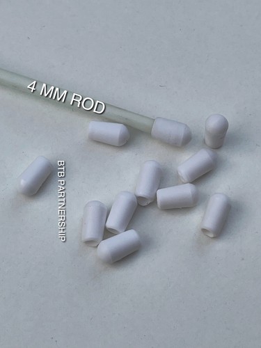Quality rod end caps - end, 4mm