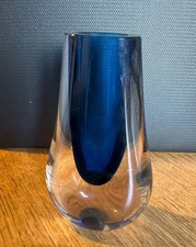 Vintage Whitefriars Blue Geoffrey Baxter Vase
