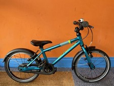 Islabikes Cnoc 16 In Teal Kids Bike With Mudguards And A Bell
