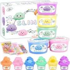 Fluffy Butter Slime Kit-6 Pack