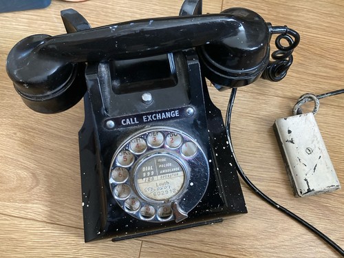 Rotary dial telephone vintage - rotary,