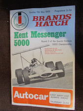 Brands Hatch programme for the Kent Messenger 5000 11/5/1969
