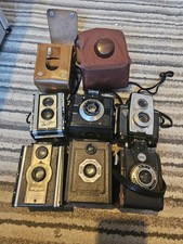 Vintage Box Camera Budle Iford Kodak Kenilworth Untested