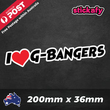 I Love G-Bangers Vinyl Sticker
