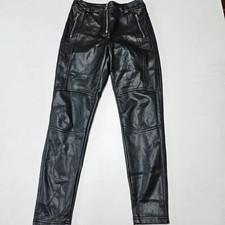 Topshop petite 4 black faux