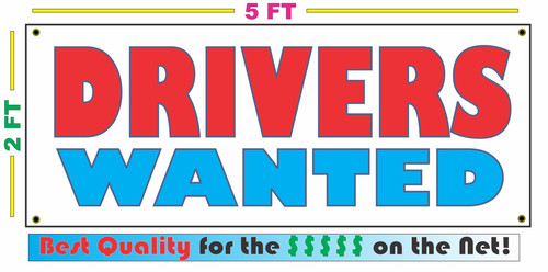 Drivers wanted full color - wanted,