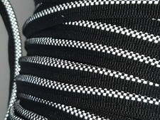 Reflective chequered Piping for Fabrics Clothing Jackets Sold Per Mtr- UK Seller