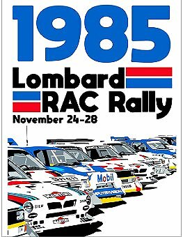 Lombard rally 1985 retro - lombard,