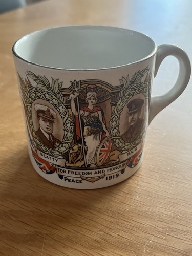 Antique mug beaty - antique,