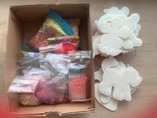 Large Bundle Of Hama Beads and Boards