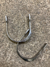 Coronet stainless steel horse riding spurs (used)