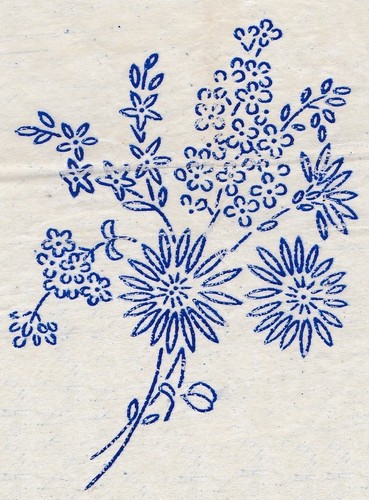 Vintage embroidery transfer - embroidery,
