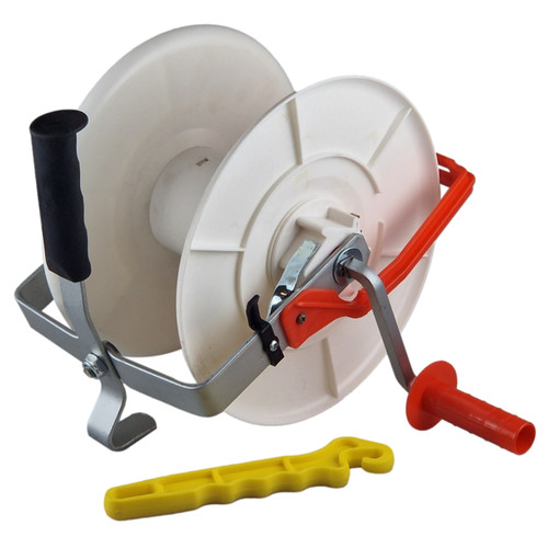 Geared reel electric fence - geared,