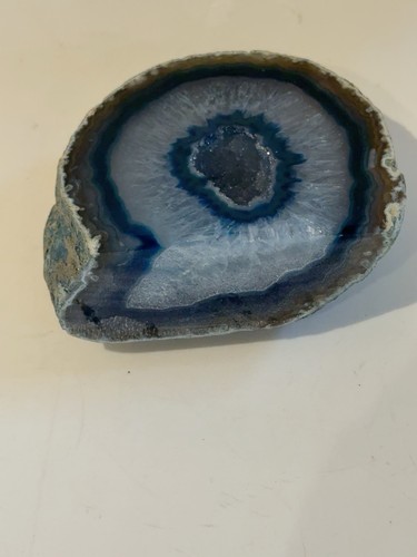 Beautiful blue agate geode - beautiful,