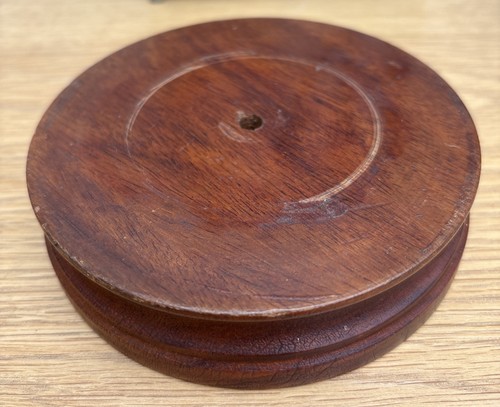 Round turned wooden - turned,