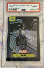 2024 TOPPS CHROME MARVELSAGEBLACK WAVE#132GEM MT10