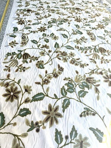 Floral crewel embroidery - floral,
