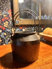 Old Antique Cast Iron Glue Pot