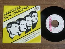 KRAFTWERK - POCKET CALCULATOR   rare 1981 HUNGARIAN 7"      EX/EX    ELECTRONIC