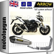 ARROW FULL SYSTEM EXHAUST OPEN RC X-KONE NICHROM C SUZUKI GSR 750 2013 13