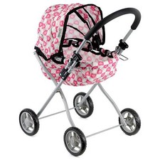 Baby Doll Pram Children Pushchair Toy Stroller Baby Doll Accessories BiBi Doll